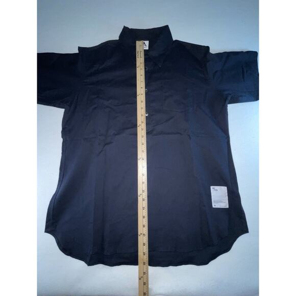 Wasted Collective Size XL‎ 3/4 Button Down Short Sleeve Shirt Pocket NWOT Blue - Picture 8 of 12